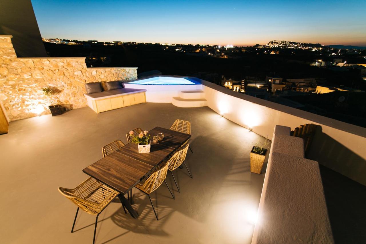 Amer Villa Santorini With Outdoor Hot Tub Vóthon Eksteriør billede