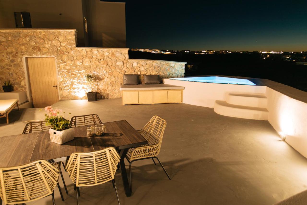 Amer Villa Santorini With Outdoor Hot Tub Vóthon Eksteriør billede