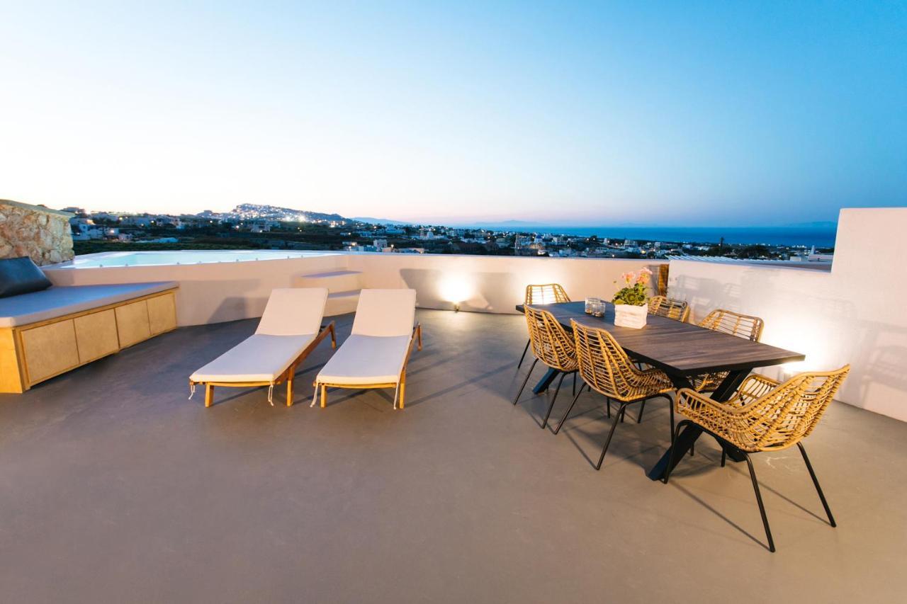 Amer Villa Santorini With Outdoor Hot Tub Vóthon Eksteriør billede