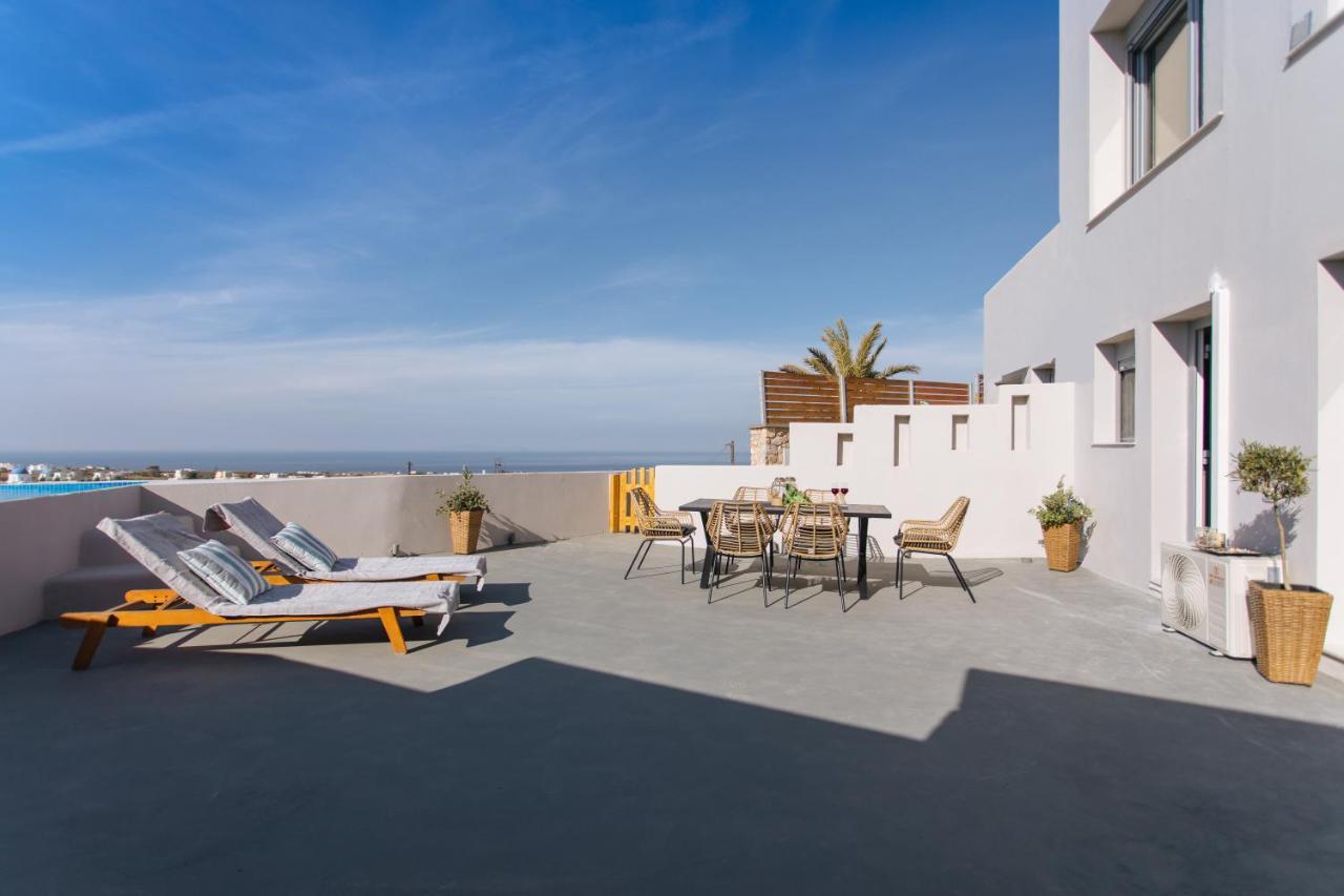 Amer Villa Santorini With Outdoor Hot Tub Vóthon Eksteriør billede